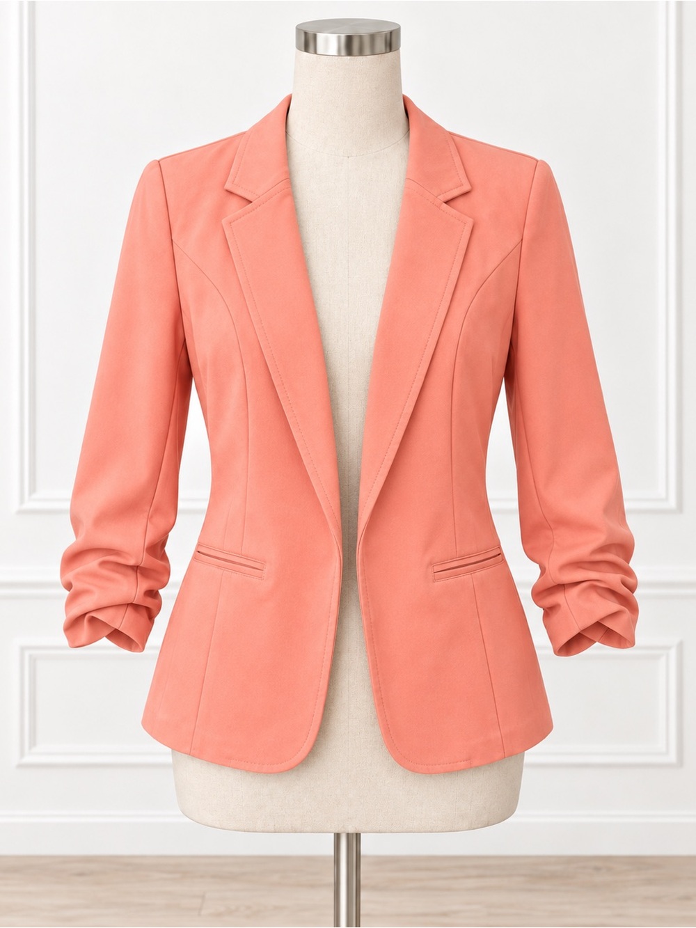 Women's Coral Blazer Jacket - Classic Open-Front